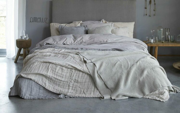 Il tessile letto in lino tessile letto